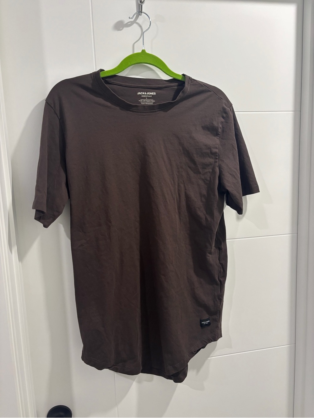 Jack & Jones Brown Short Sleeve Crew T-Shirt